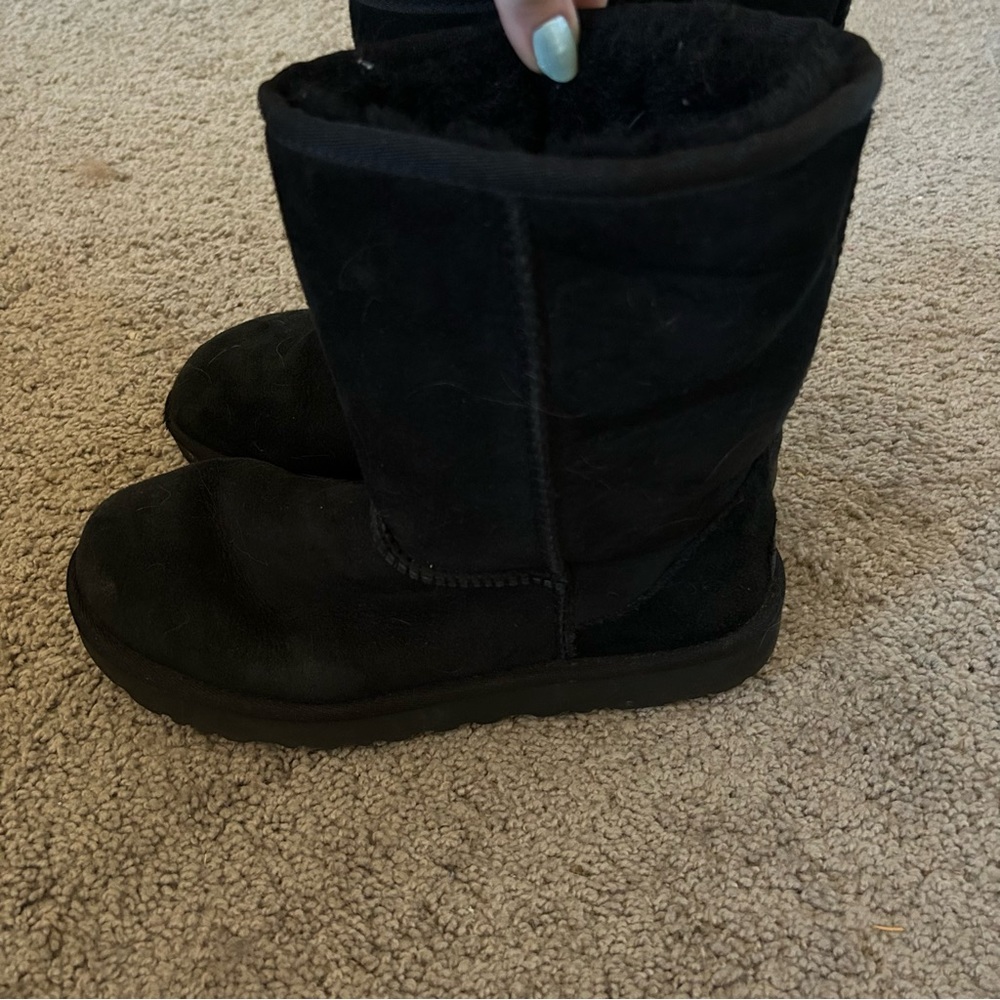 Womens ugg black boots